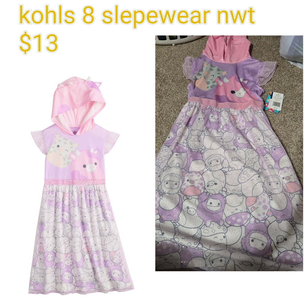 Kohl's Pink and Purple Kids Pajama Nightgown